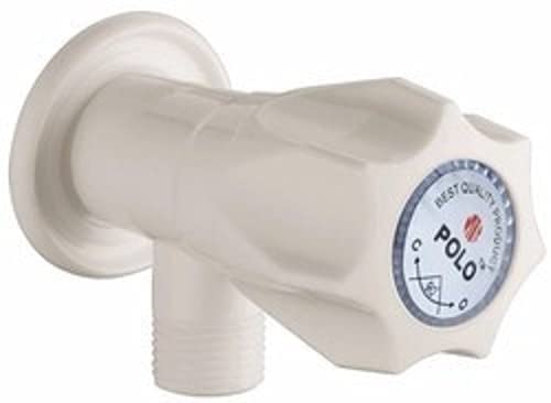 4Seasons PVC Plastic Angle Water Tap for Kitchen, Bathroom Wash Basins